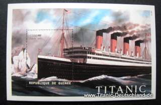 Titanic Briefmarkenblock