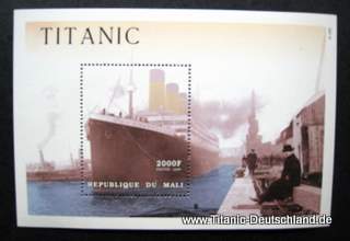 Titanic Briefmarkenblock